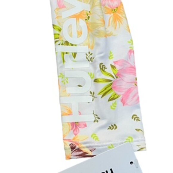 NEW Hurley White Floral Long Sleeve Back Zip Surf Suit Women’s Size XL NWT - Picture 8 of 14